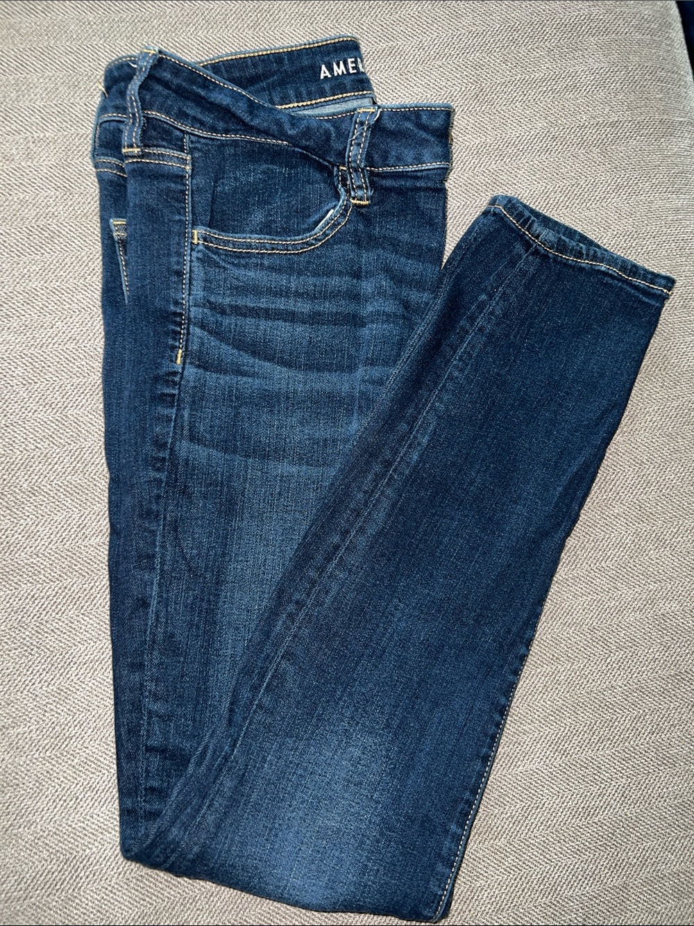 American Eagle Outfitters Navy Blue Slim Stretch Jeggings